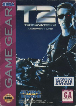 Terminator 2 Judgment Day box art for Sega Game Gear